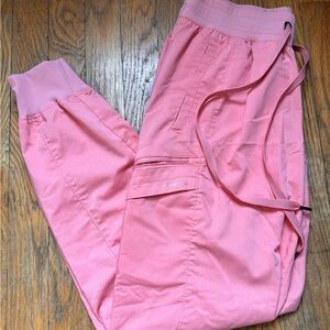 Healing Hands Blush Pink Scrub Joggers